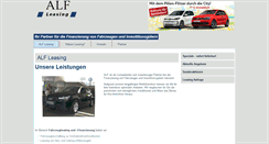 Desktop Screenshot of alfleasing.de