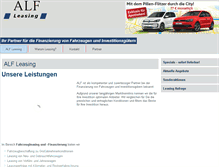 Tablet Screenshot of alfleasing.de
